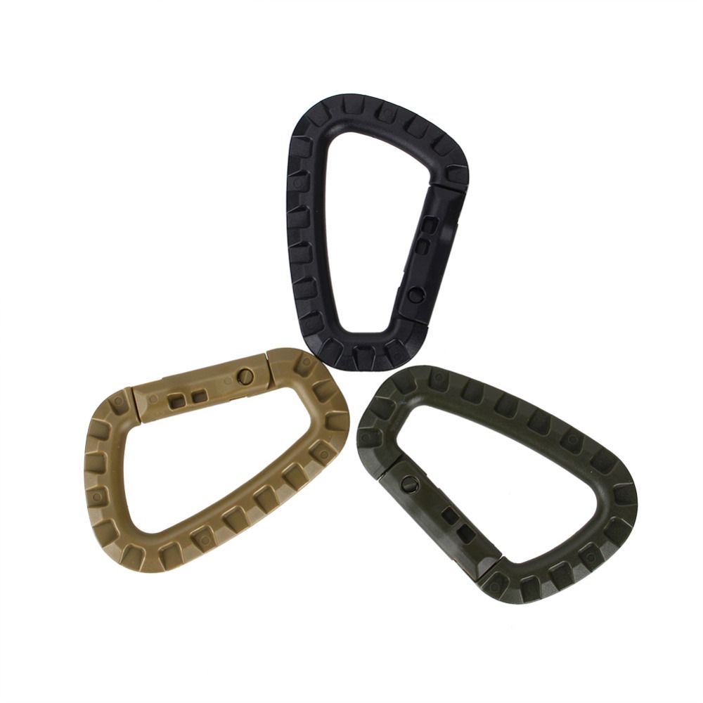 D Shape High Strength Plastic Carabiner Free Shipping