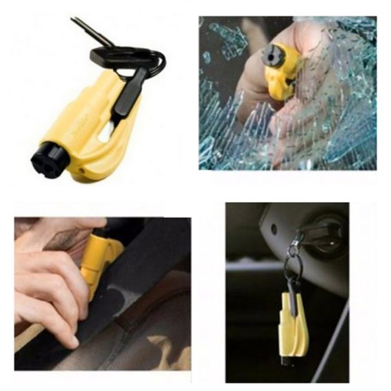 3 in 1 Car Emergency Escape Tool with Seat Belt Cutter