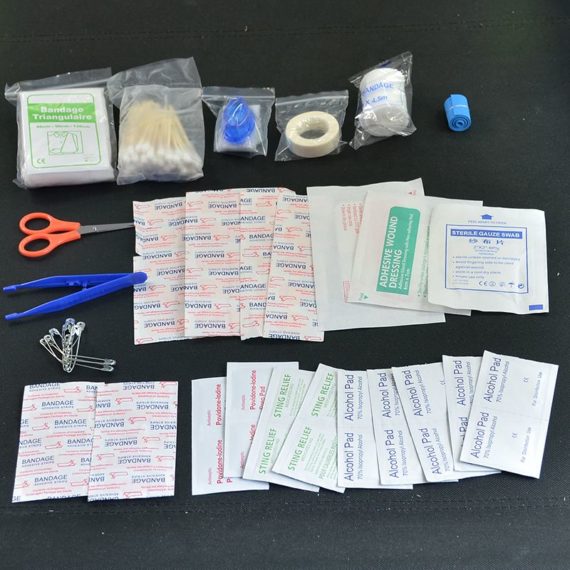 Medium First Aid Kit / Medical Emergency Kit – 120 Pieces