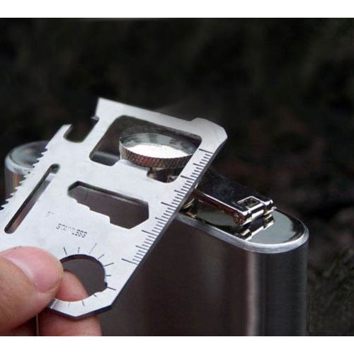 Multi-function 11 in 1 Portable Pocket Size Survival Tool Card