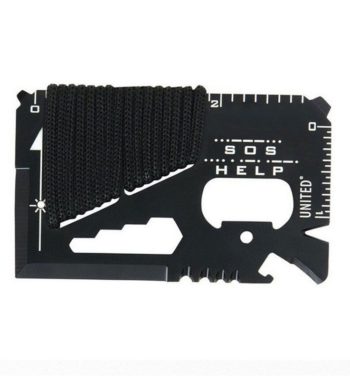 9 in 1 Credit Card Size Multi-Functional Tool Card Set