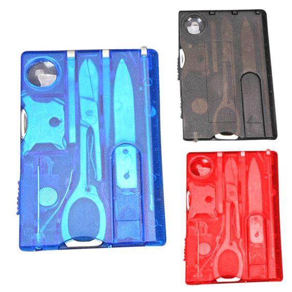 9 in 1 Credit Card Size Multi-Functional Tool Card Set