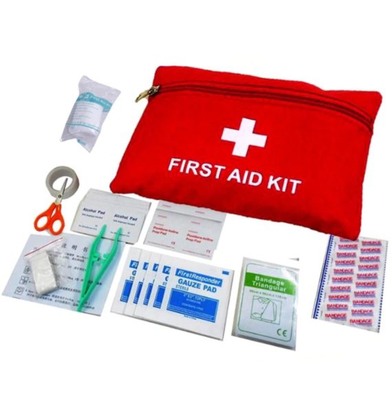 Small First Aid Kit / Medical Emergency Kit – 34 Pieces