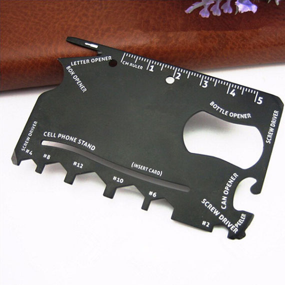 13 in 1 Credit Card Size Multi Tool Survival Card