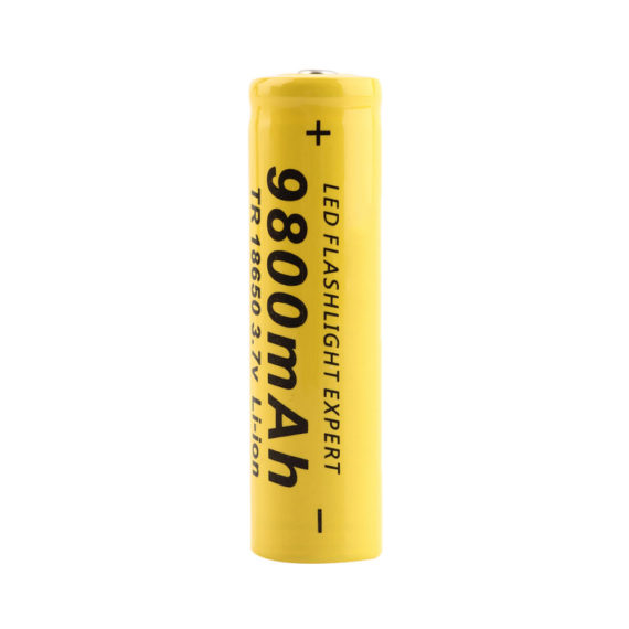 2 x 18650 Rechargeable Li-ion Batteries – 9800mAh Capacity