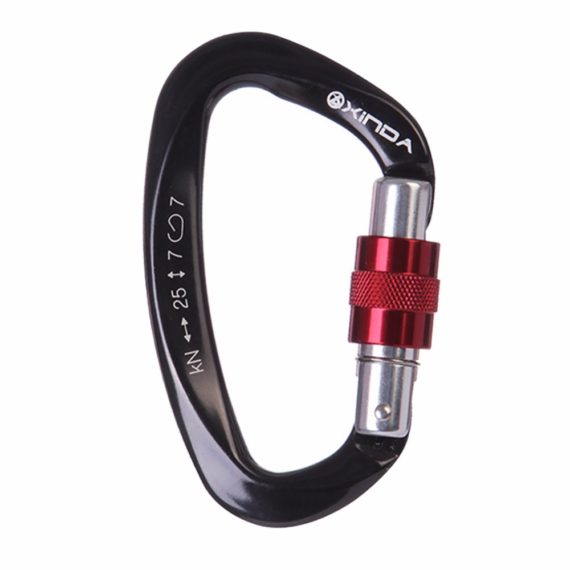 Professional Climbing Carabiner with Safety Master Lock
