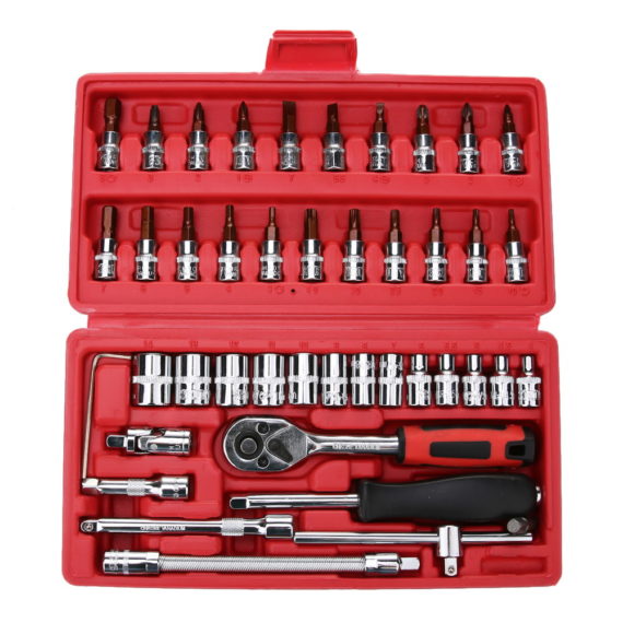Spanner Set – Car Repair Wrench Tool Kit – 46 Pieces