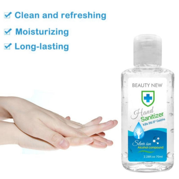 Portable Hand Sanitizer Gel – 75% Alcohol